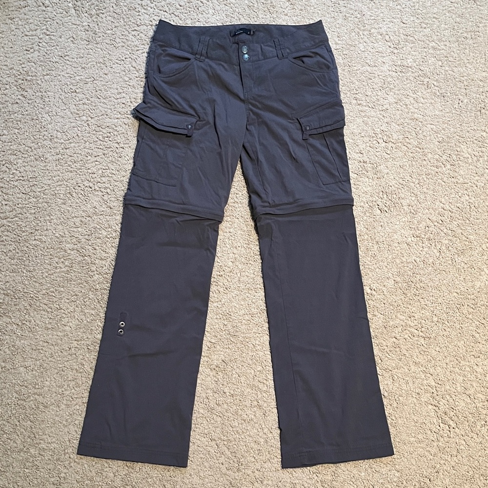 Women’s Prana Charcoal Convertible Cargo Pants